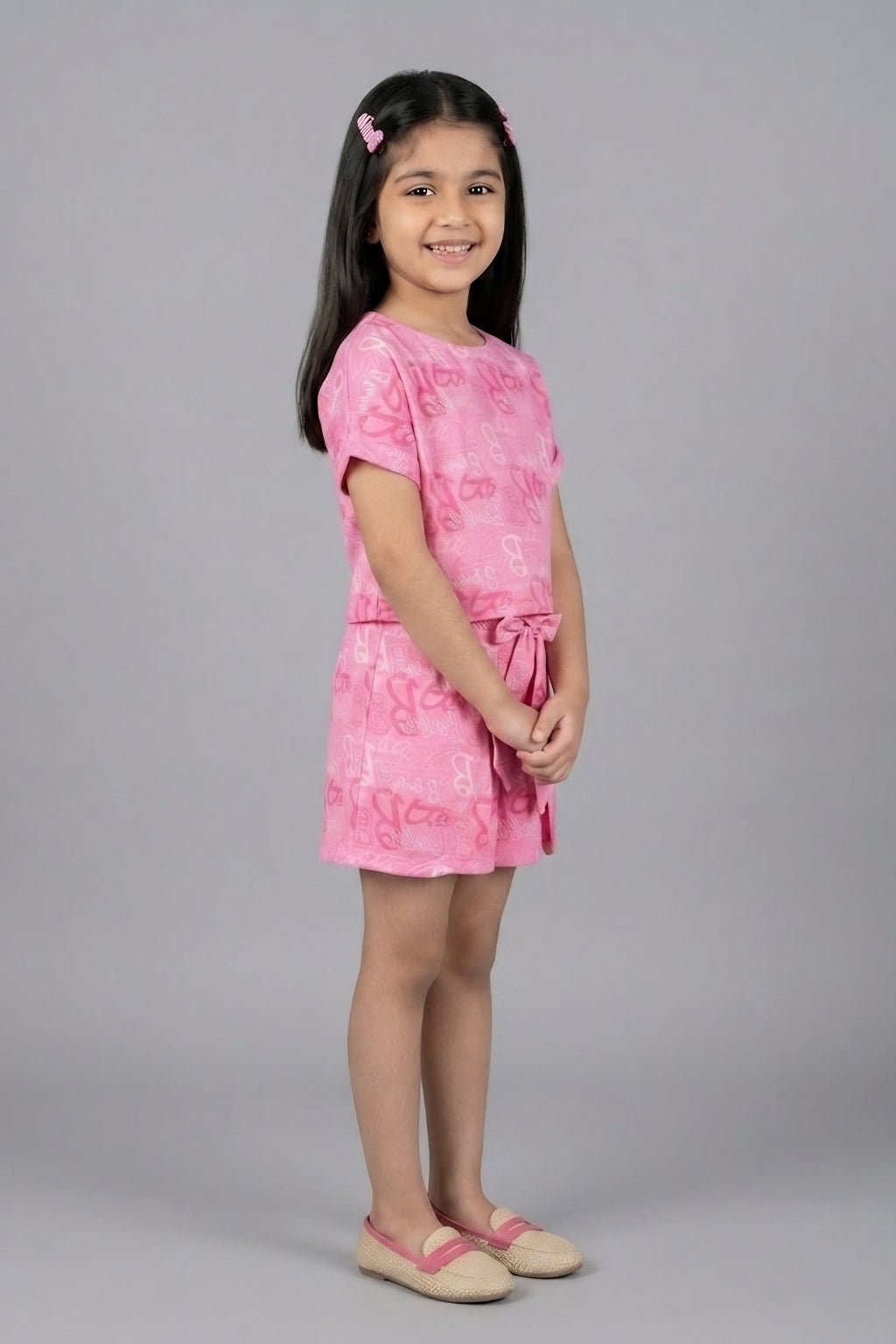 Barbie Pink Abstract Co-ord Set BASET375
