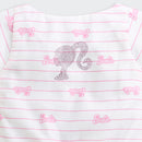 White Barbie Print Co-ord Set – Lounge & Travel Wear