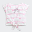 White Barbie Print Co-ord Set – Lounge & Travel Wear