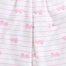 White Barbie Print Co-ord Set – Lounge & Travel Wear