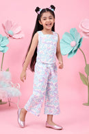 Barbie Pastel Printed Jumpsuit BASET377