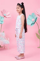 Barbie Pastel Printed Jumpsuit BASET377