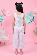 Barbie Pastel Printed Jumpsuit BASET377