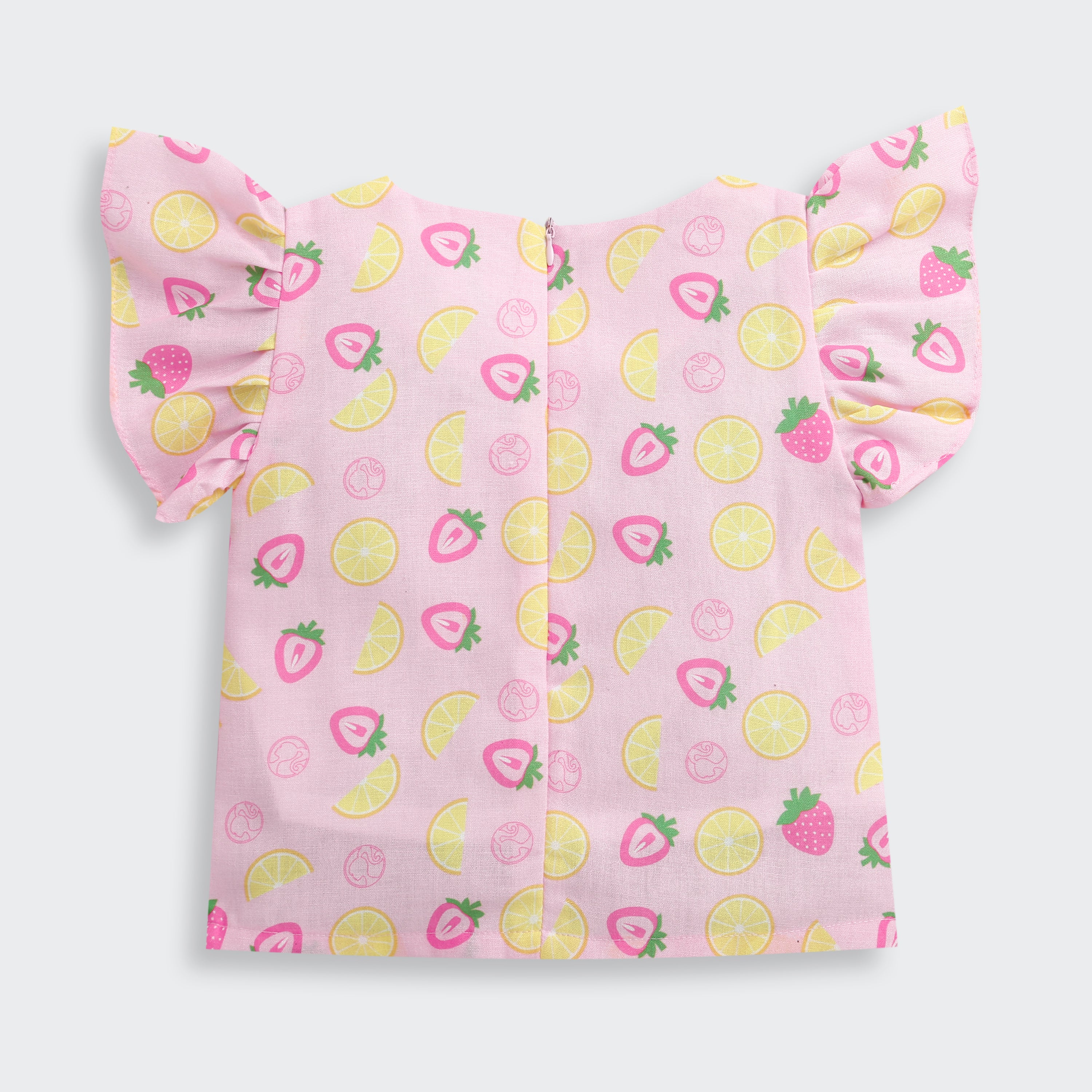 Barbie Pink Fruits Printed Top & | Trendy Girls Outfit Online | Kids