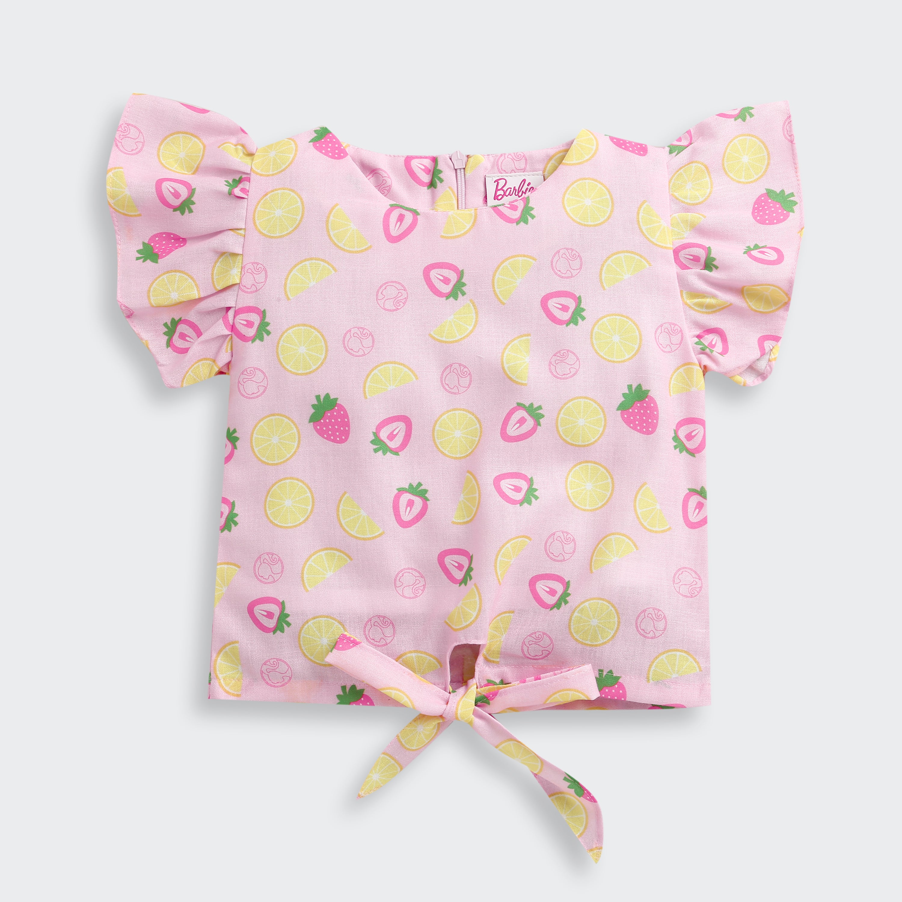 Barbie Pink Fruits Printed Top & | Trendy Girls Outfit Online | Kids