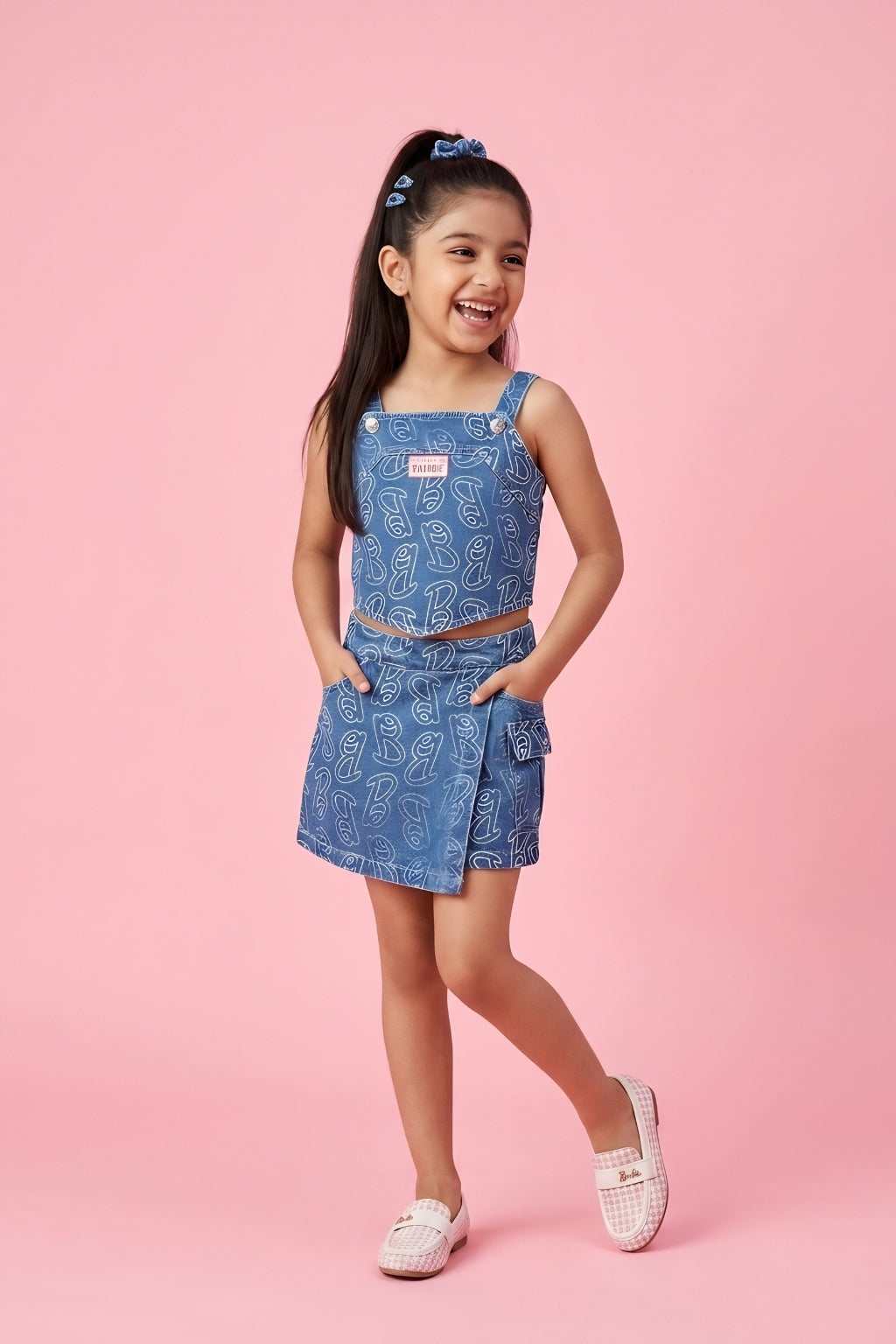 Blue Abstract Playsuit BASET391