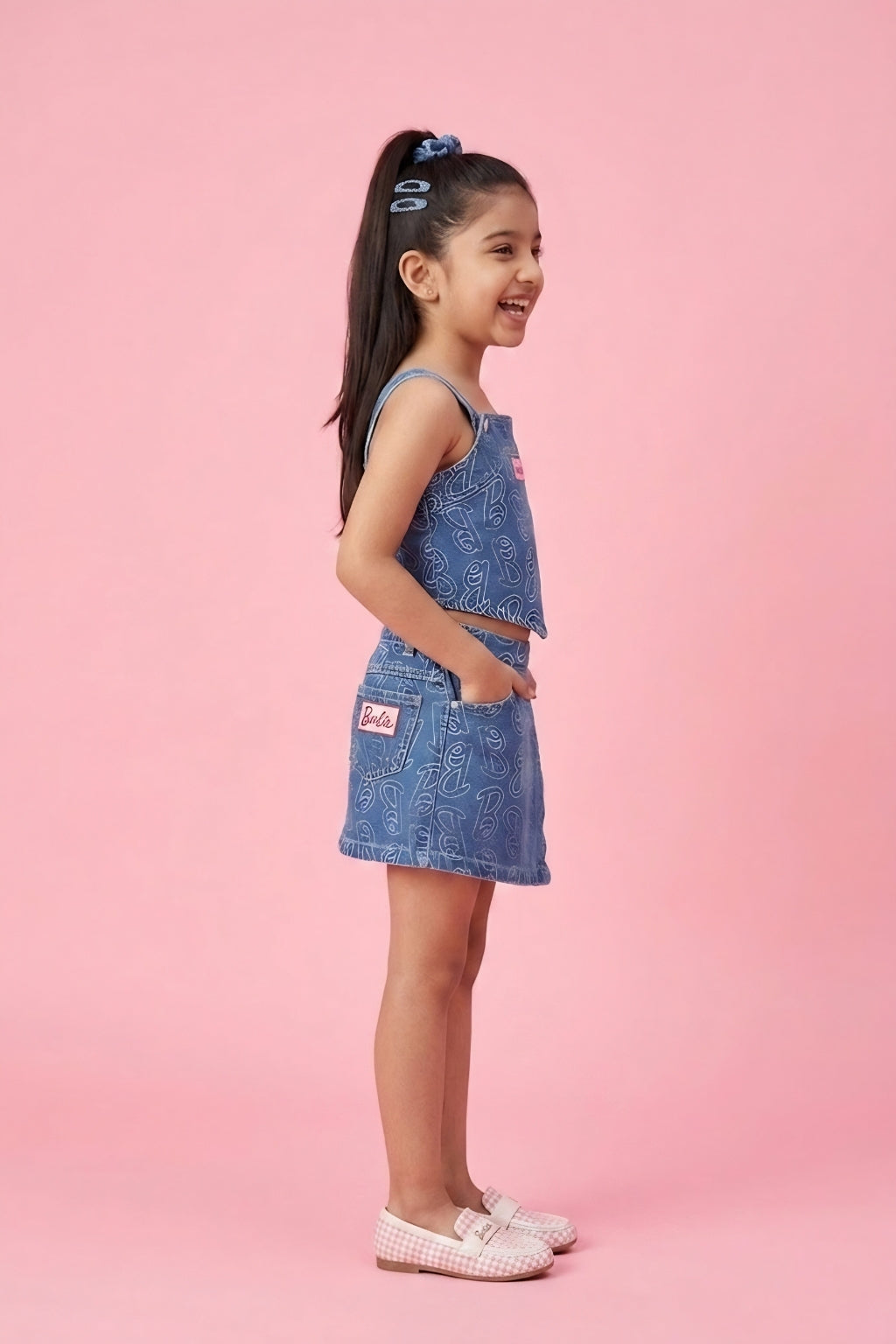 Blue Abstract Playsuit BASET391
