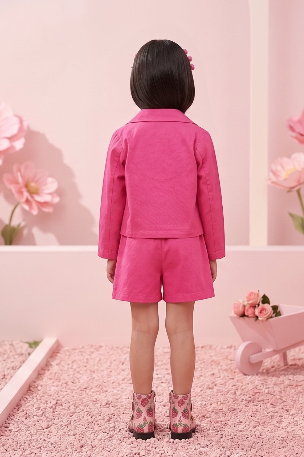 Barbie Hot Pink Blazer & Skirt Set BASET414