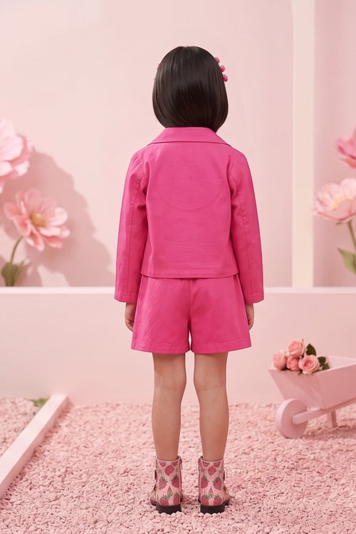 Barbie Hot Pink Blazer & Skirt Set BASET414