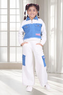 Barbie Girls Off-White Denim Patch Co-ord Set – Trendy Kids Wear