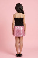 Barbie Black & Pink Sequin Party Co-Ord Set BASET527