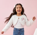Barbie White Fur Shrug BASH100