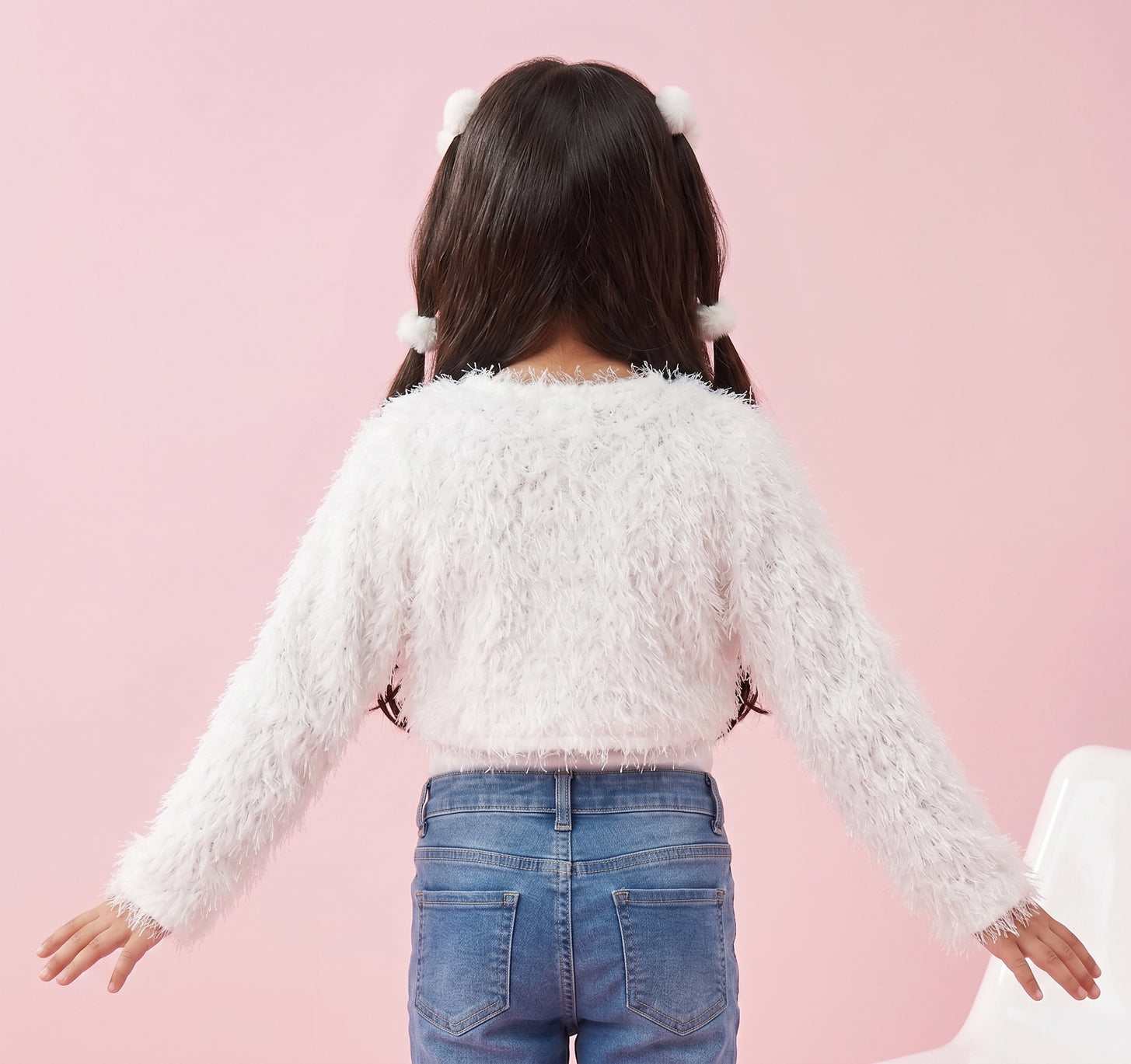Barbie White Fur Shrug BASH100