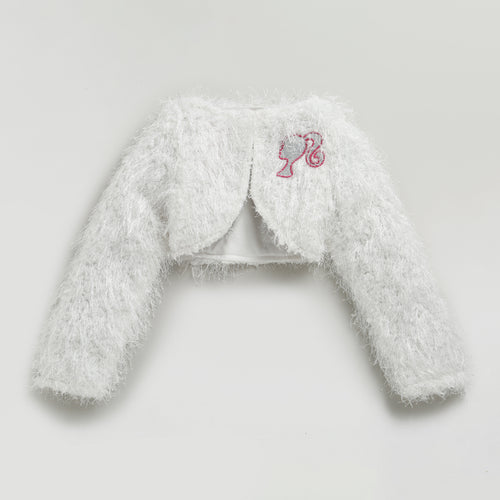 Barbie White Fur Shrug BASH100