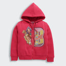 Red Barbie Hoodie for Girls – Warm Graphic Winter Style