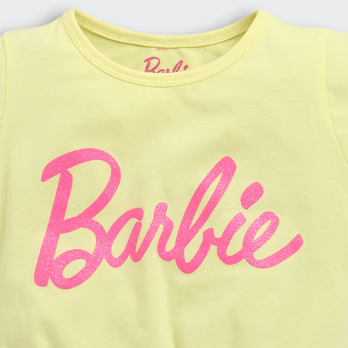 Barbie Lemon Yellow Logo T-Shirt BATP2001