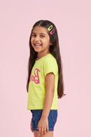 Barbie Lemon Yellow Logo T-Shirt BATP2001
