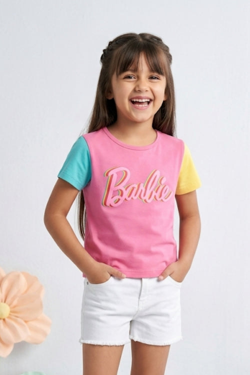 Barbie Pink Logo T-Shirt BATP2003