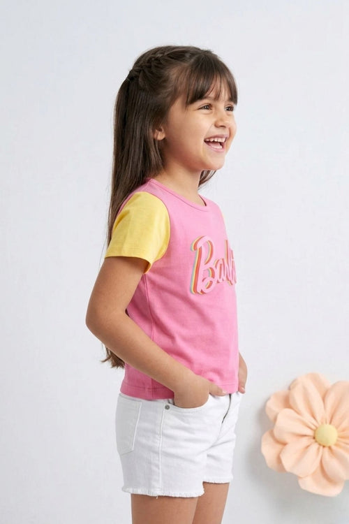 Barbie Pink Logo T-Shirt BATP2003
