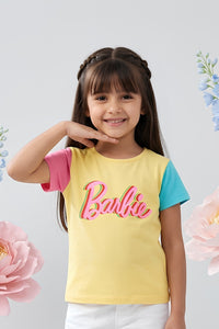 Barbie Yellow Logo T-Shirt BATP2003