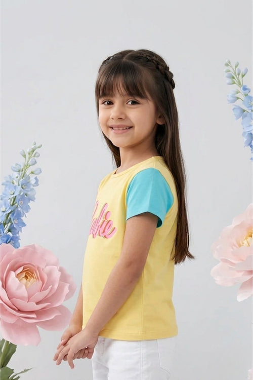 Barbie Yellow Logo T-Shirt BATP2003