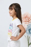Barbie White Multi-Logo T-Shirt BATP2004
