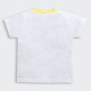 White Multi-Logo Barbie T-Shirt – Cool Graphic Casual Top