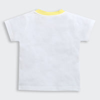 White Multi-Logo Barbie T-Shirt – Cool Graphic Casual Top