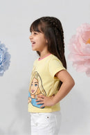 Yellow Barbie Printed T-Shirt BATP2007