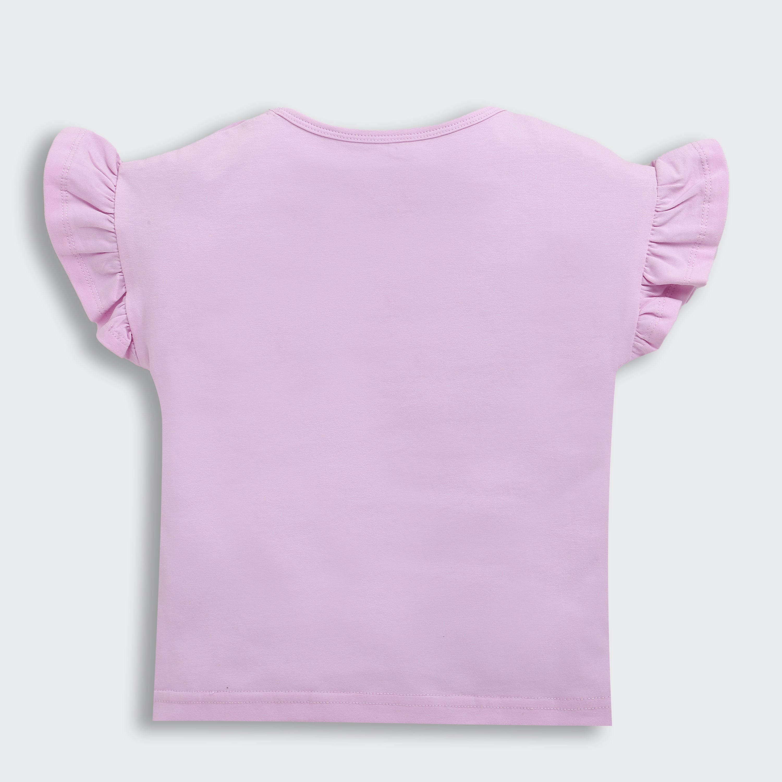 Lilac Barbie Ruffle-Sleeve T-Shirt – Cute Everyday Fashion
