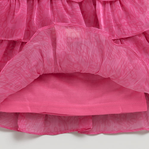 Barbie Hot Pink Ruffle Layer Dress BATP2013