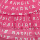 Hot Pink Barbie Logo Ruffle Top – Trendy Party Wear for Girls
