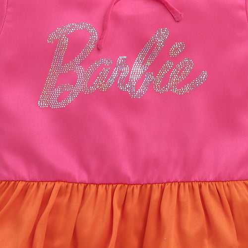 Barbie Pink-Orange Peplum Top BATP2016