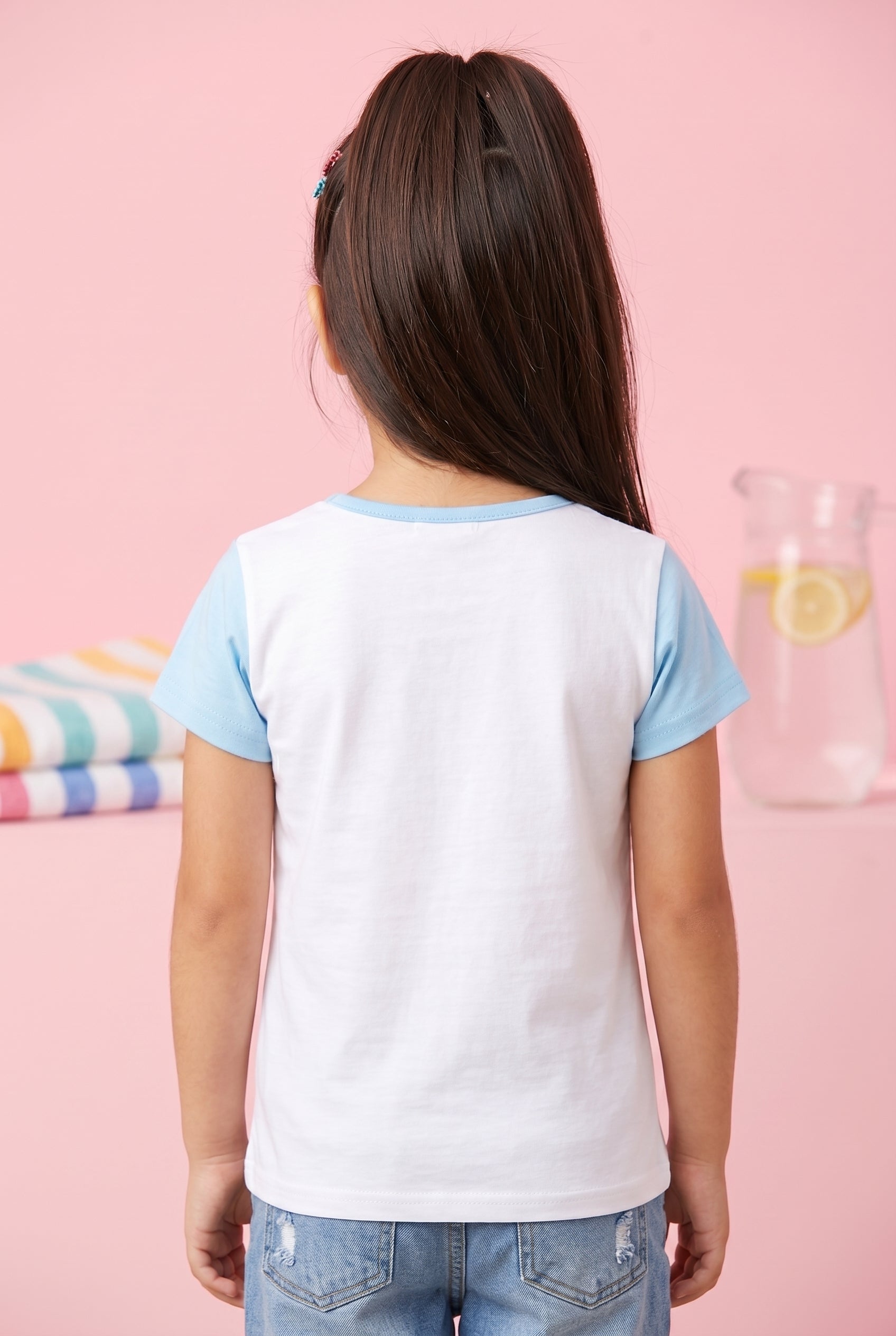 Barbie White & Blue “Love Hope ” T-Shirt BATP2018