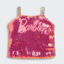 Pink Sequin Barbie Cami Top – Glam Partywear for Girls
