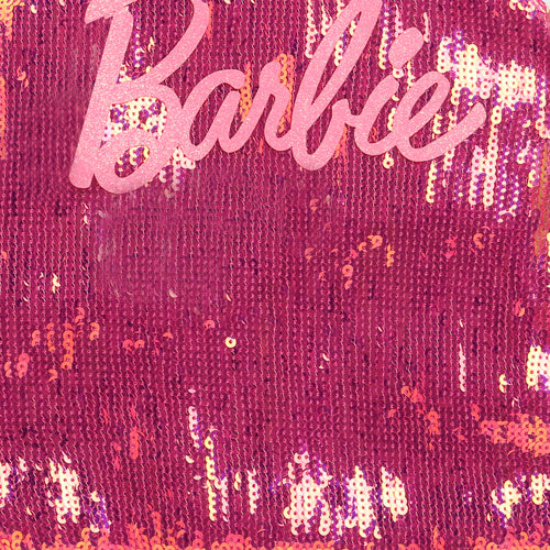 Girls Barbie Pink Sequin Top BATP2023