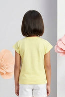 Barbie Yellow Unicorn Print T-Shirt BATP2026