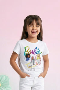 Barbie White Graphic T-Shirt BATP2028