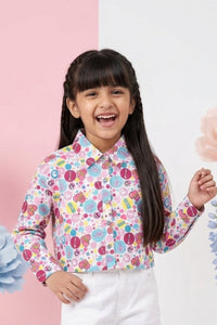 Multicolor Floral Cropped Shirt BATP2053