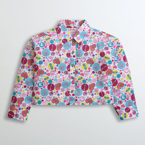 Multicolor Floral Cropped Shirt BATP2053