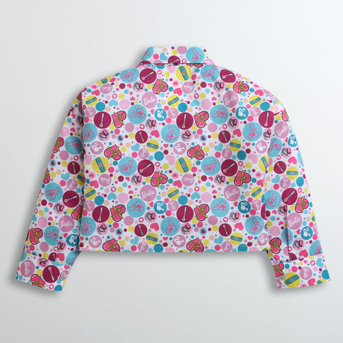 Multicolor Floral Cropped Shirt BATP2053