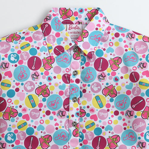 Multicolor Floral Cropped Shirt BATP2053