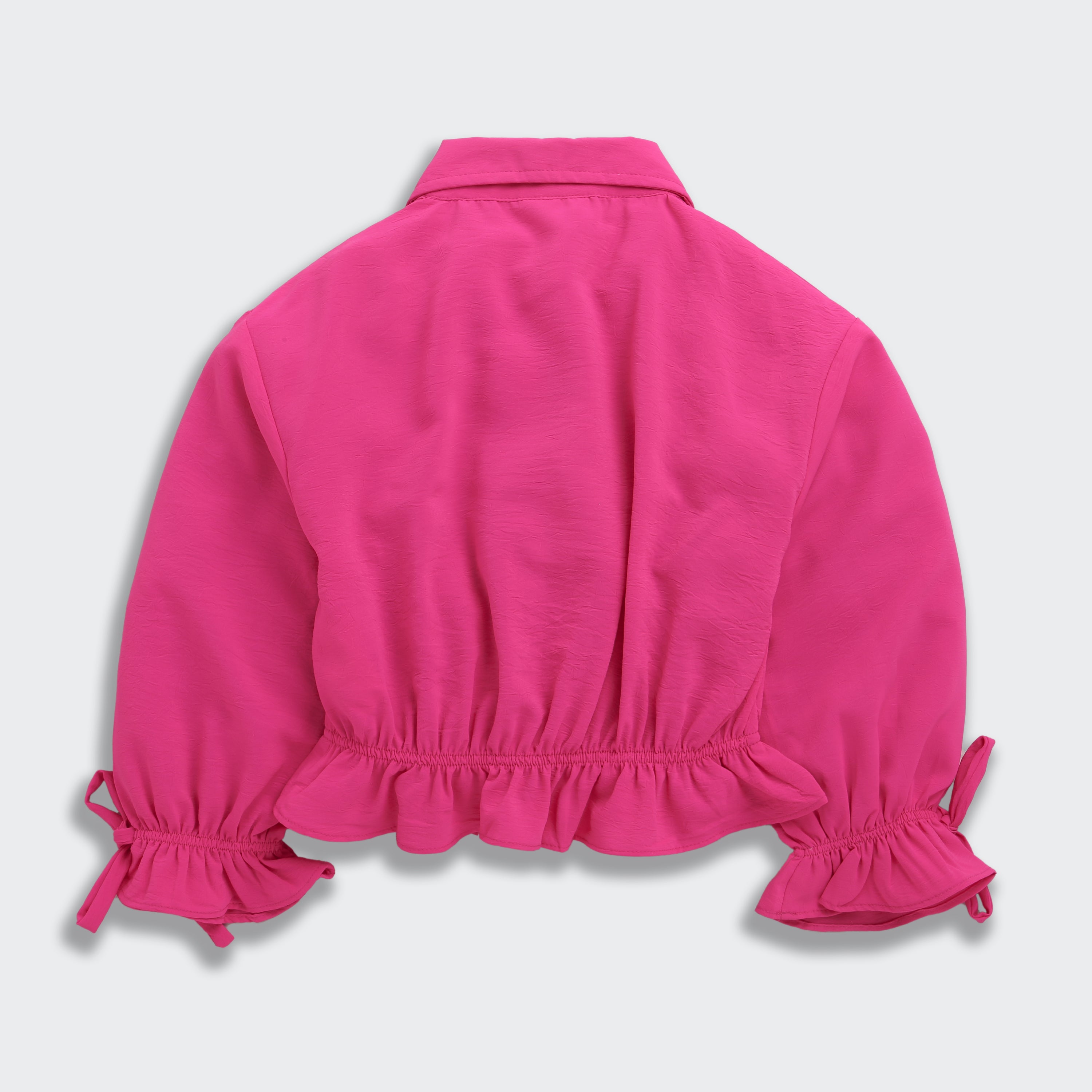 Barbie Shirt Collar Cuffed Waistband Printed | Trendy Girls Outfit Online | Kids