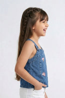 Denim Barbie Pinafore Top BATP2062