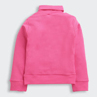 Hot Pink Barbie Turtleneck Sweatshirt – Cozy Winter Style