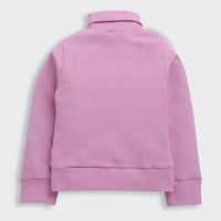 Lilac Barbie Turtleneck Sweatshirt – Cozy Winter Style for Girls