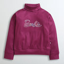 Wine Barbie Turtleneck Sweatshirt – Chic Winter Fashion
