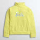 Yellow Barbie Turtleneck Sweatshirt – Bright Winter Comfort