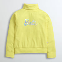 Yellow Barbie Turtleneck Sweatshirt – Bright Winter Comfort