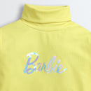 Yellow Barbie Turtleneck Sweatshirt – Bright Winter Comfort